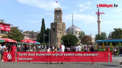 Tarihi Saat Kulesi'nin orijinal saatini çalıp plastiğini takmışlar