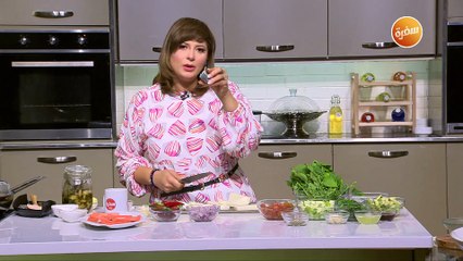 سلطة التفاح الأخضر مع الموتزاريلا  | غادة جميل