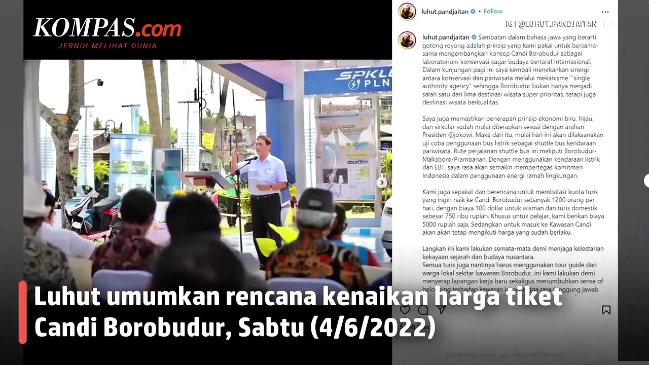 Heboh Tiket Candi Borobudur Rp 750.000, Begini Faktanya