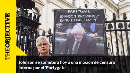 Johnson se someterá hoy a una moción de censura interna por el 'Partygate'