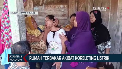 Rumah Terbakar Akibat Korsleting Listrik