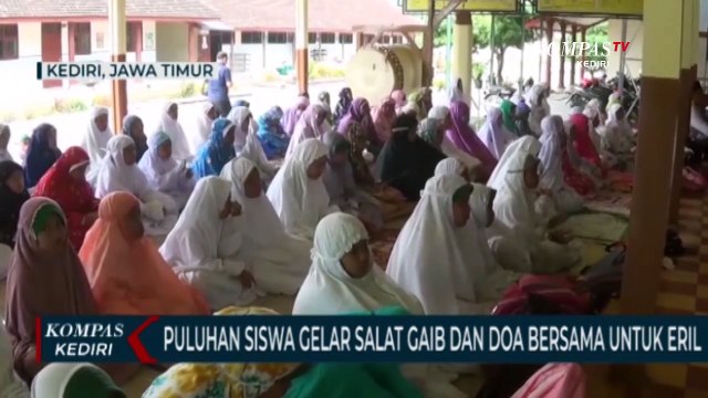 Siswa Gelar Salat Gaib Untuk Eril Putra Ridwan Kamil