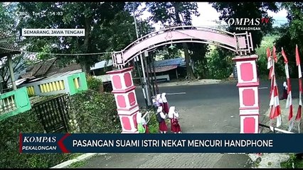 Pasangan Suami Istri Nekat Curi handphone