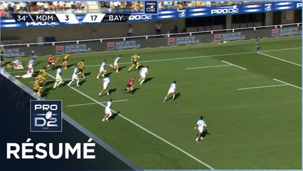 PRO D2 - Résumé Stade Montois-Aviron Bayonnais: 20-49 - Finale - Saison 2021/2022