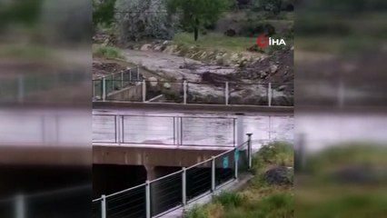 Kayseri'de korkulan oldu: Yeşilhisar'da sular yükseldi