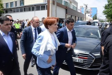 Akşener, Salim Ensarioğlu'nun Vefat Eden Ağabeyi Abdurrahman Ensarioğlu'nun Taziyesine Katıldı