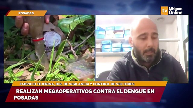 Realizan megaoperativos contra el dengue en Posadas