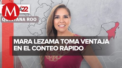 Mara Lezama, candidata de Morena, aventaja en QRoo, según PREP