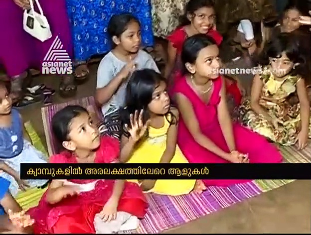 കുഞ്ഞിക്കൈകളില്‍ മൈലാഞ്ചി, ഉമ്മമാരുടെ പാട്ടും; ദുരിതാശ്വാസ ക്യാമ്പില്‍ ഇത് ഒരുമയുടെ പെരുന്നാള്‍