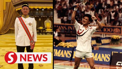King confers Datukship on badminton great Foo Kok Keong