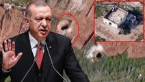 Erdoğan'ın harekat sinyali teröristlerin uykusunu kaçırdı! Münbiç'te kazılan terör tünelleri ilk kez görüntülendi