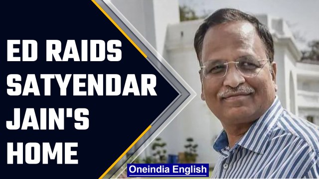 Satyendar Jain's home raided by ED on Monday, AAP & BJP play blame game | Oneindia News *News