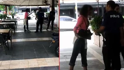 Dükkanın camlarını kıran kadın, polisi bile tehdit etti! Arkasındaki sebep 'psikoz hastalığı' çıktı