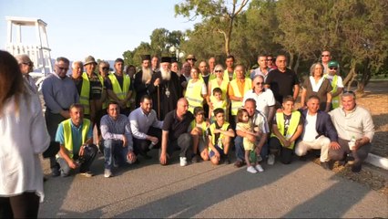 Περιβαλλοντική δράση με τον Αρχιεπίσκοπο Ιερώνυμο στην Αρκίτσα του δήμου Λοκρών