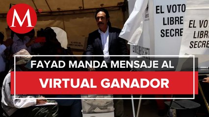 Fayad felicita a Julio Menchaca por su triunfo virtual en la elección de gobernador