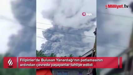 Bulusan Yanardağı patladı, halk tahliye edildi
