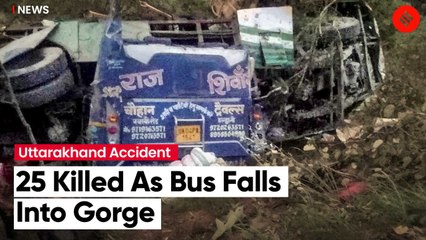 Uttarakhand: 25 killed as bus with tourists from Madhya Pradesh falls into gorge