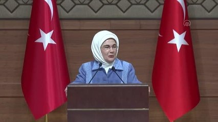 Emine Erdoğan Çevre Dostu 1000 Okul Projesi Ödül Töreni'nde konuştu (2)
