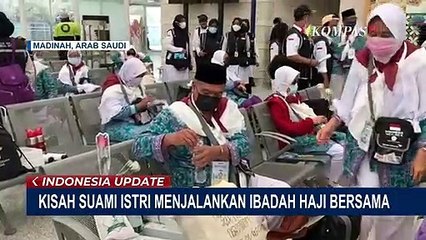 10 Tahun Menanti, Pasangan Suami Istri Ini Akhirnya Sampai ke Tanah Suci