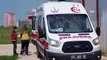 'Parmak bebek' ambulans helikopterle hastaneye sevk edildi