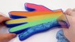 How To Make Kinetic Sand Rainbow Hand Cutting ASMR With Nail Polish