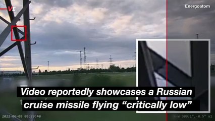 Alleged Russian Missile Flies ‘Critically Low’ Over Ukraine’s Nuclear Power Plant