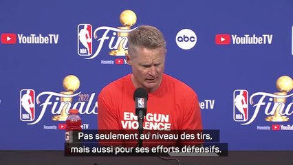 Warriors - Kerr : "Un plaisir de voir Curry jouer"