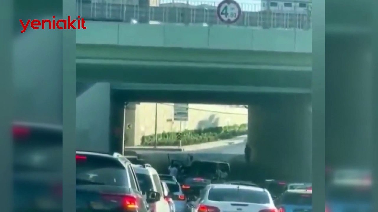 Magandalara geçit yok! Trafiği kesip havaya ateş açan düğün konvoyuna müdahale