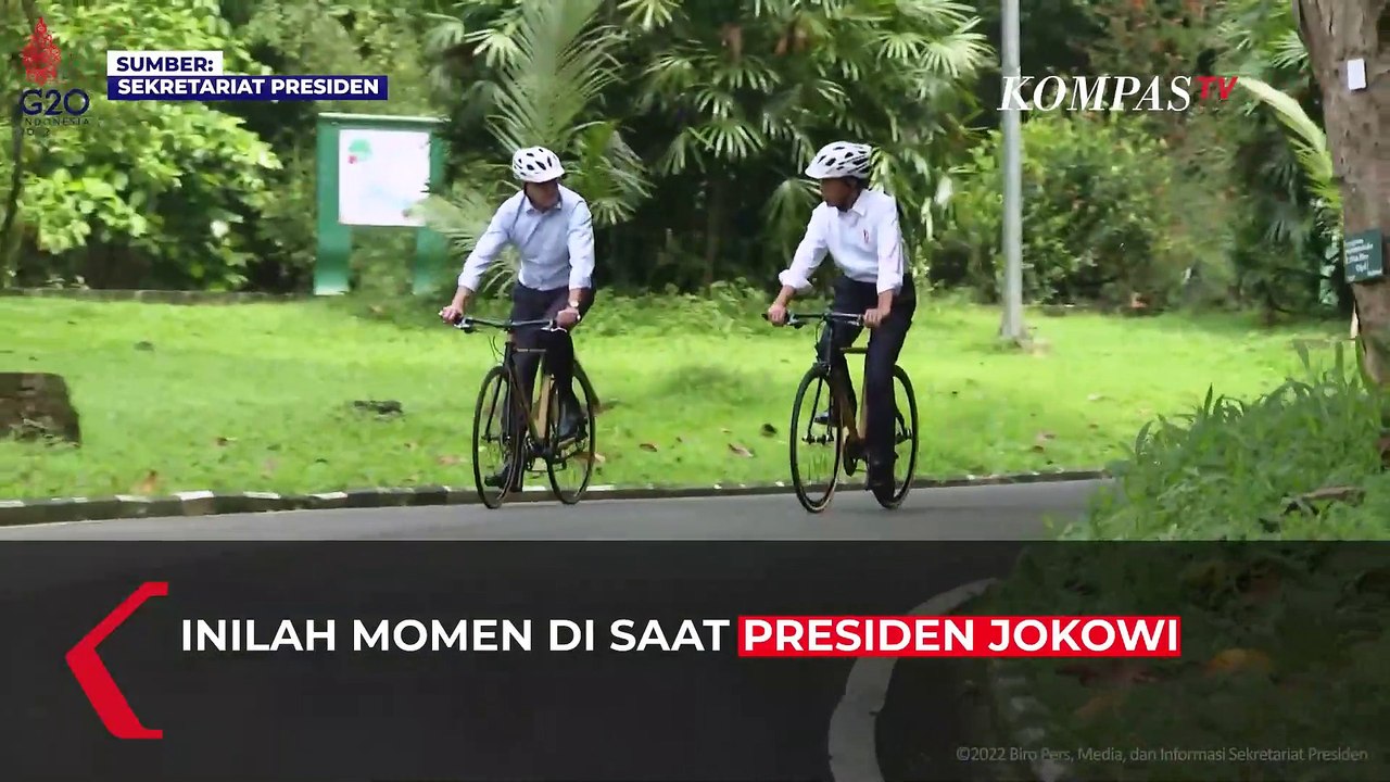 Diplomasi Terbaru Ala Presiden Jokowi: Ajak PM Australia Naik Sepeda Bambu di Bogor