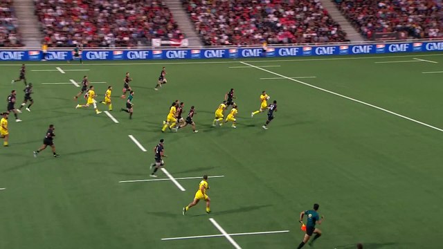 TOP 14 - Essai de Facundo BOSCH (SR) - LOU Rugby - Stade Rochelais - J26 - Saison 2021:2022