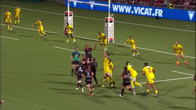 TOP 14 - Essai de Yanis CHARCOSSET (LOU) - LOU Rugby - Stade Rochelais - J26 - Saison 2021:2022