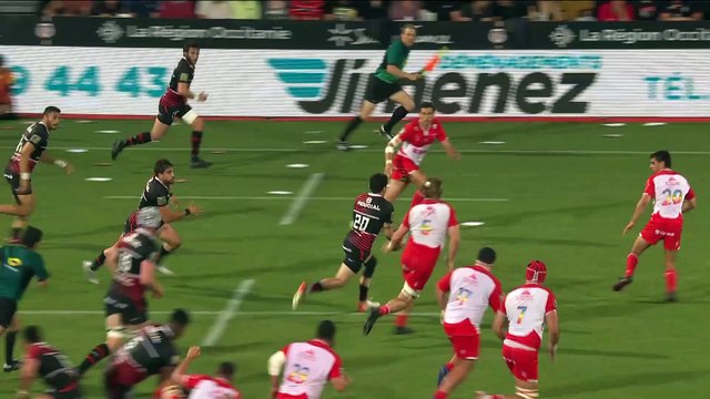 TOP 14 - Essai de Matthis LEBEL 2 (ST) - Stade Toulousain - Biarritz Olympique - J26 - Saison 2021:2022