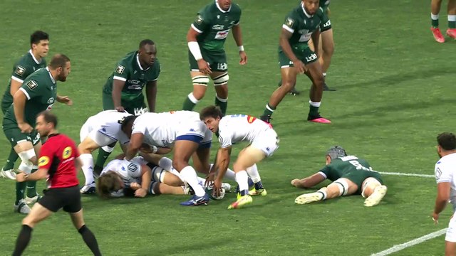 TOP 14 - Essai de Vilimoni BOTITU (CO) - Section Paloise - Castres Olympique - J26 - Saison 2021:2022