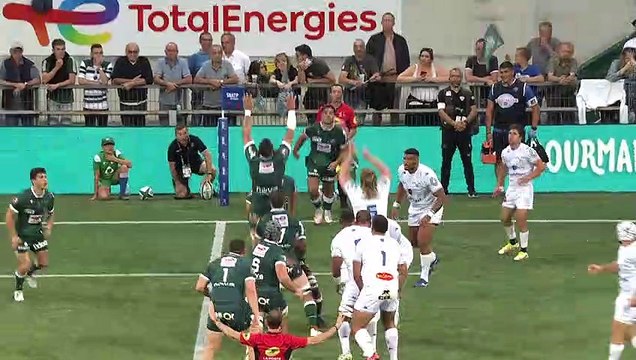 TOP 14 - Essai de Thibault DAUBAGNA (SP) - Section Paloise - Castres Olympique - J26 - Saison 2021:2022