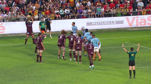 TOP 14 - Essai de Romain BUROS (UBB) - USA Perpignan - Union Bordeaux-Bègles - J26 - Saison 2021:2022