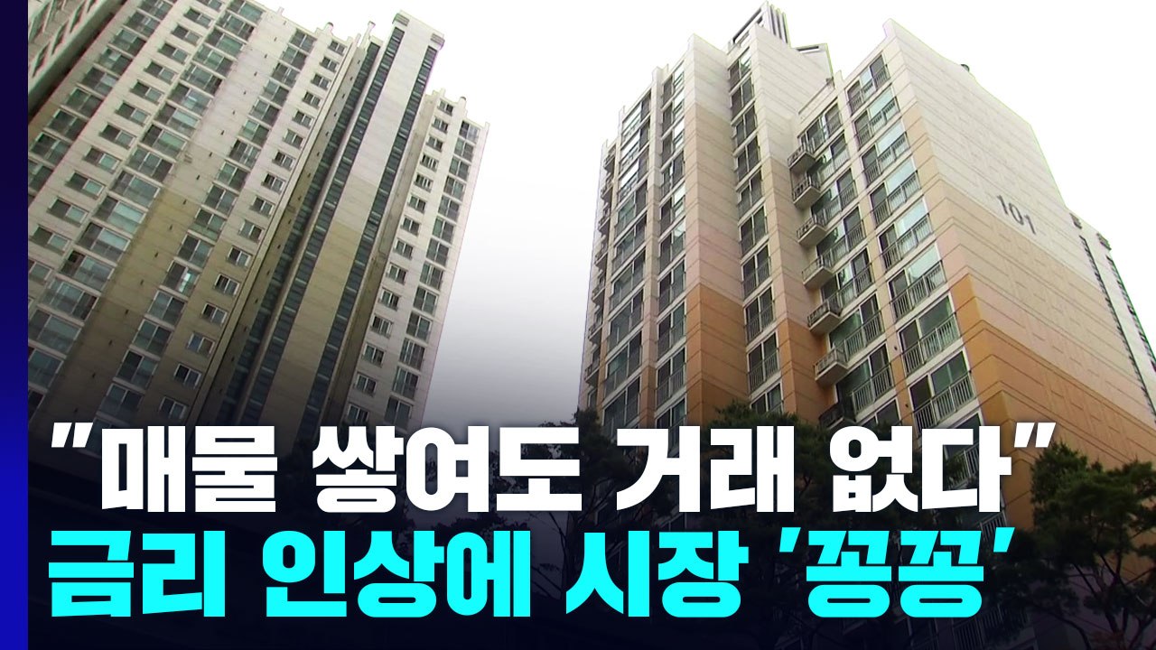 "매물 쌓이는데 거래 없다"...금리 인상에 얼어붙은 서울 아파트 시장 / YTN