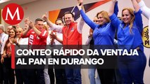 Esteban Villegas alcanza 54% de los votos ante 39% de Marina Vitela en Durango