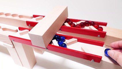 Marble Run Race ASMR  HABA Slope & Big Doctor yellow & Small Doctor yellow