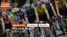 #Dauphiné 2022 - Étape 2 / Stage 2 - Le rythme est très élevé dans le peloton / The pace is very high for the peloton