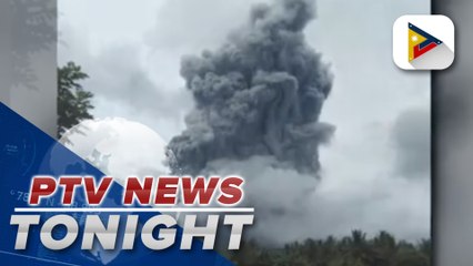 House, farms and roads near Mt. Bulusan covered by ash fall