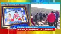 Velan los restos de Trifonia y el sospechoso de asesinarla será cautelado este lunes en La Paz