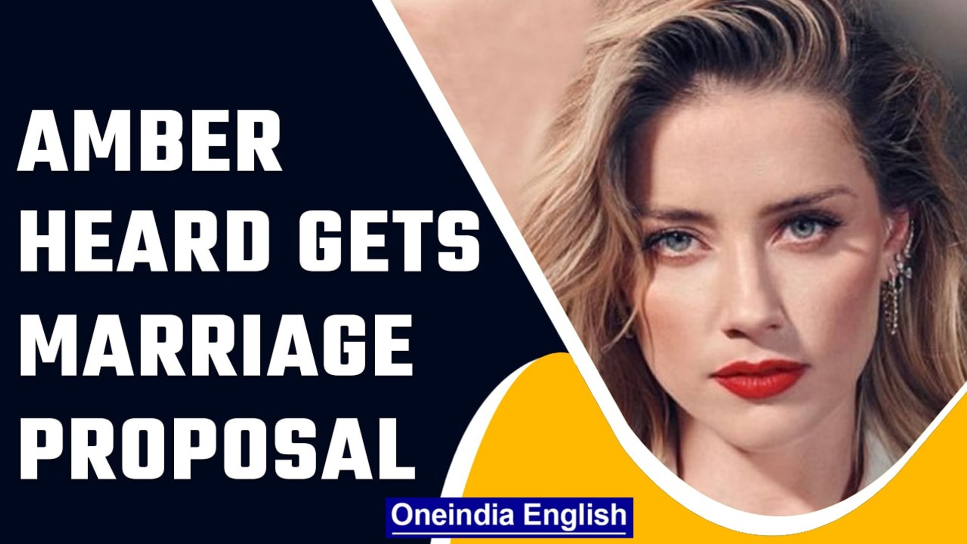 ⁣Amber Heard gets marriage proposal from Saudi man, voice note goes viral | Oneindia News *news