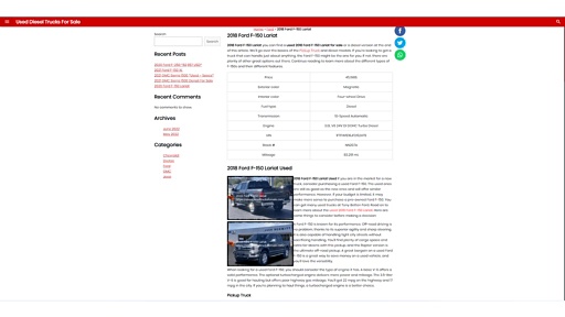 Used Diesel Trucks For Sale