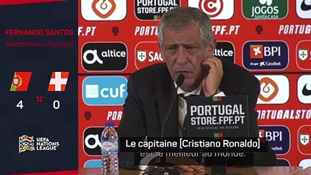 Fernando Santos : Je ne suis plus surpris par les performances de Cristiano Ronaldo