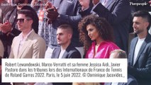Marco Verratti et sa femme Jessica Aidi complices à Roland-Garros aux côtés d'une ancienne idole du PSG