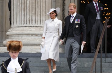 Los duques de Sussex se pierden el acto final del Jubileo de Platino de Isabel II
