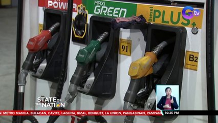Big-time oil price hike, ipatutupad bukas | SONA