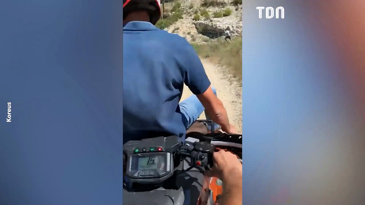 Un homme se jette d'un quad pour arrêter un taureau en caval : Les images sont impressionnantes !