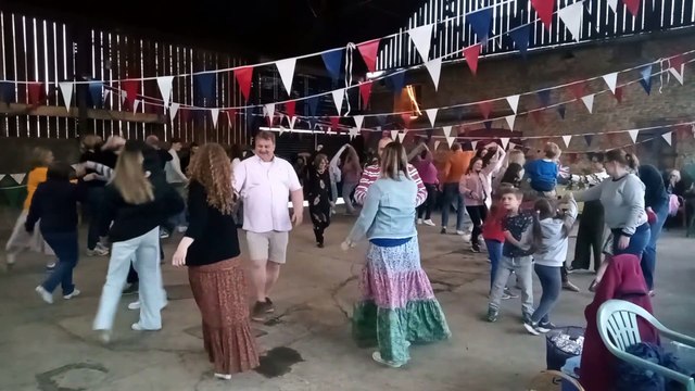 Platinum Jubilee barn dance at Croft Farm, Uffington, Lincolnshire 1