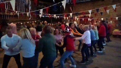 Platinum Jubilee barn dance at Croft Farm, Uffington, Lincolnshire 2